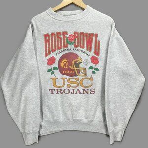Vtg USC Trojans University Of Southern California Rose Bowl Football Shirt